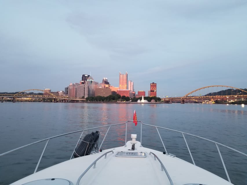 Pittsburgh: Private Yacht River Cruise with Captain and BYOB - Open air, covered area, and weather planning