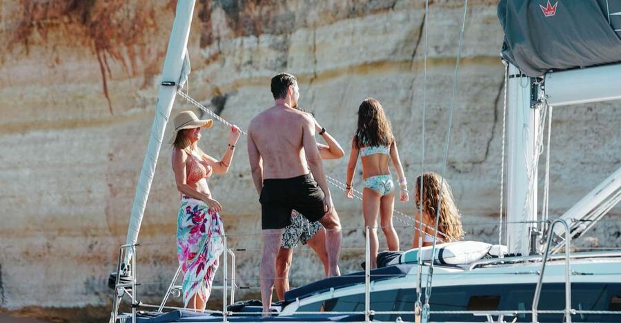 Portimao: Full Day Luxury Sail-Yacht Cruise - Leaving Portimão Marina for the Algarve coast