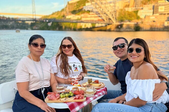 Porto: 6 Bridges Private Douro River Yacht w/ Food & Wine - Boarding at Opo Boat Tours in Gaia