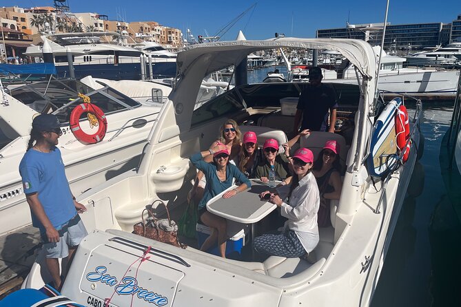 Private 3hr Yacht Cruise in Cabo San Lucas all included - Chileno Bay is the main beach stop