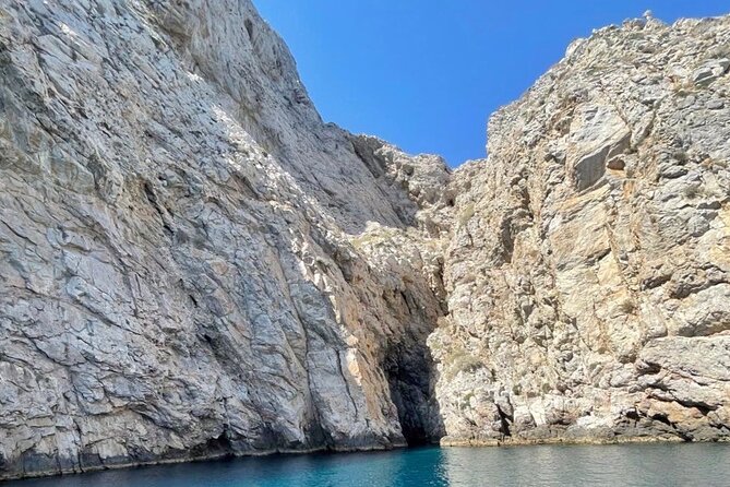 Private Caldera Cruise with Motor Yacht in Santorini - Red Beach from the water