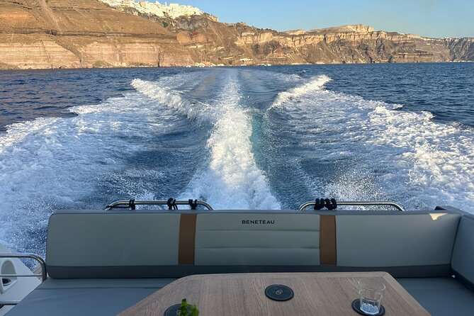 Private Caldera Cruise with Motor Yacht in Santorini - Thirassia, cliffs, and lunch on board