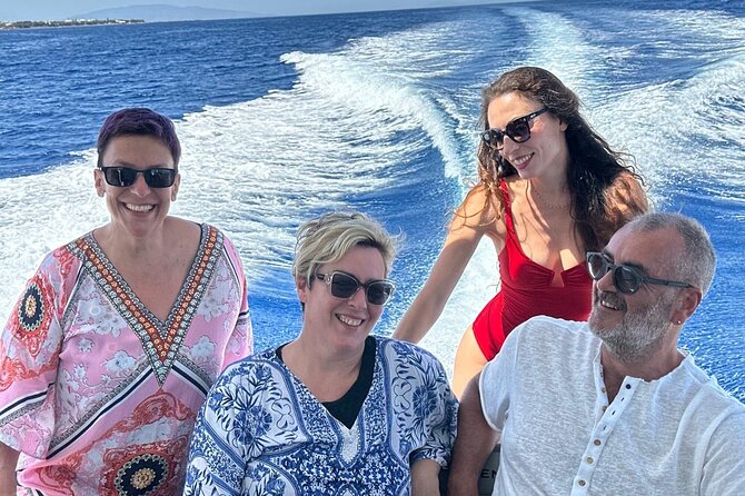 Private Caldera Cruise with Motor Yacht in Santorini - Fira’s Old Harbor from below
