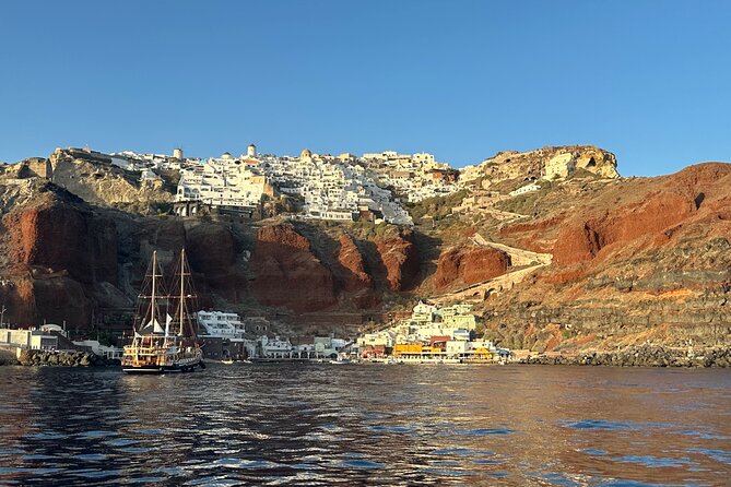 Private Caldera Cruise with Motor Yacht in Santorini - The volcanic hot springs near Santorini