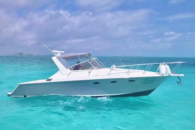 Private Cancun Yacht Tour 42ft up to 8 pax - A private yacht, not a shared boat