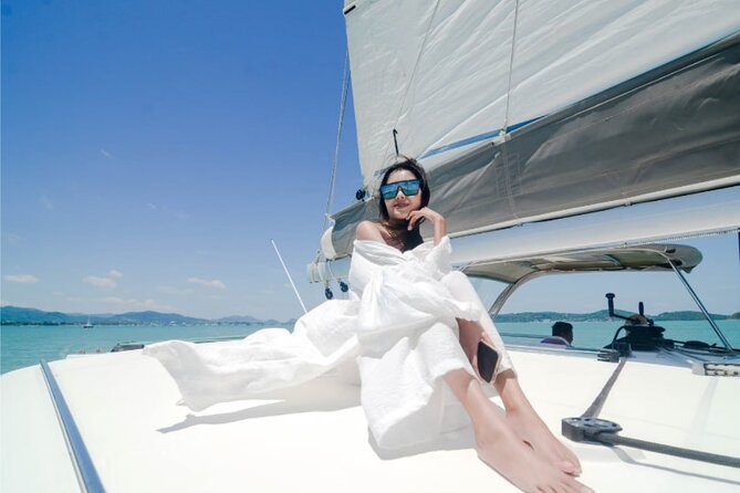 Private Catamaran Yacht to Maiton and Coral with sunset cruise - Maiton Island for dolphins, snorkeling, and fishing