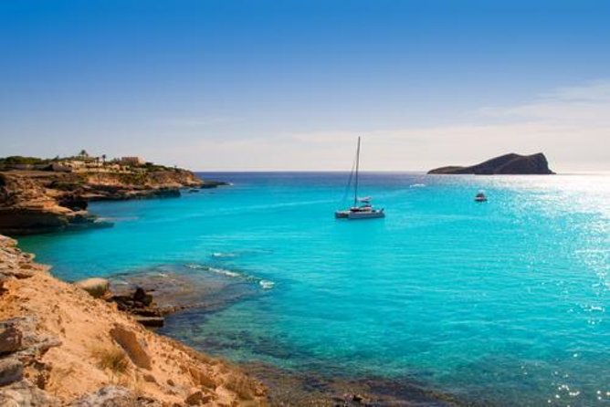 Private Charter 30ft Sports Yacht - Cala Bassa, clear water and a proper swim stop