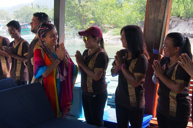 Private Half-Day Red Dragon Yacht for Snorkeling Koh Tan & Visit Pig Island - The cruise past the Five Islands