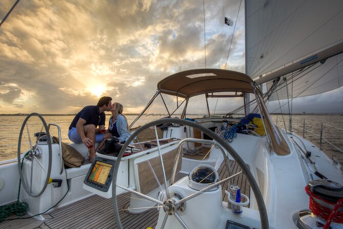 Private Luxury Sunset Sail on the 50ft Sailing Yacht Fate BYOB - A private sunset sail instead of a crowded dinner cruise