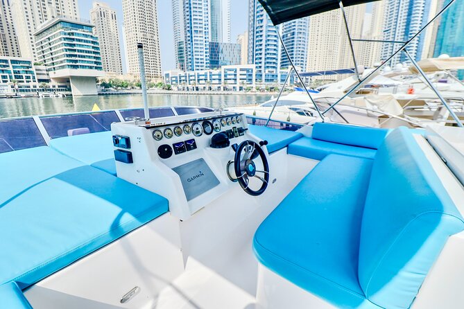 Private Luxury Yacht cruise around Atlantis and Dubai Marina - Swimming is possible, but not guaranteed