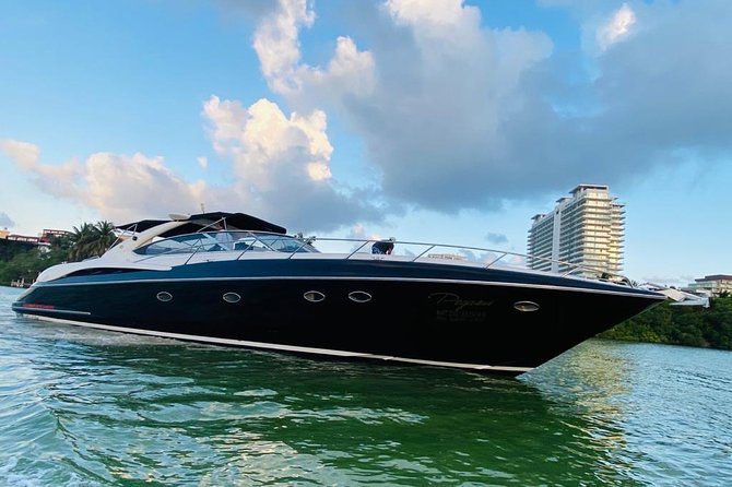 Private SUNSEEKER 60 Yacht Experience for up to 20 Guests - Isla Mujeres, snorkeling, and Playa Norte