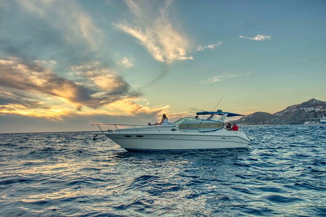 Private Whale Watching on Luxury Yacht in Cabo San Lucas - Searching for humpback whales after the arch
