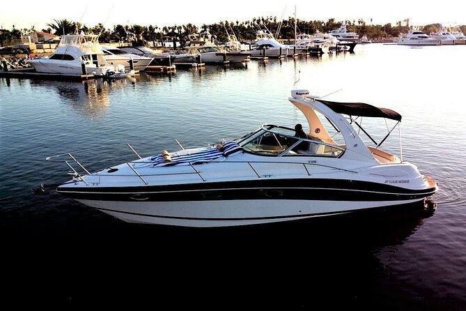 Private yacht charter for cruising & snorkeling in Cabo San Lucas - Food, drinks, and the onboard setup