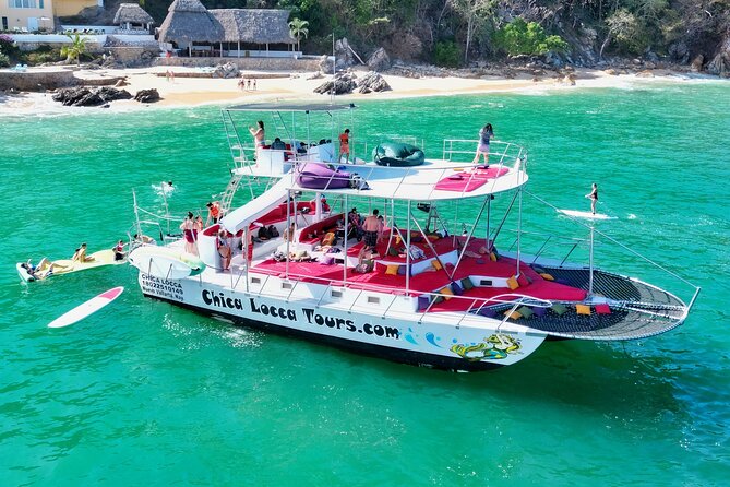 Private Yacht Charter on ChicaFun 1 Waterslides all inclusive - Los Arcos: the best short stop for snorkeling