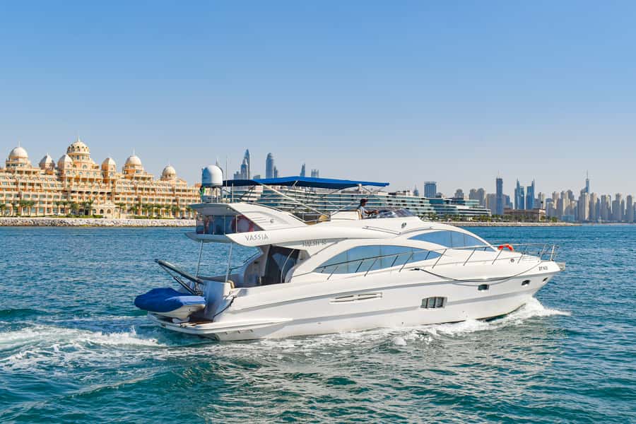 Private Yacht Dubai: 56ft - Dubai Marina and Jumeirah Beach Residence from the sea