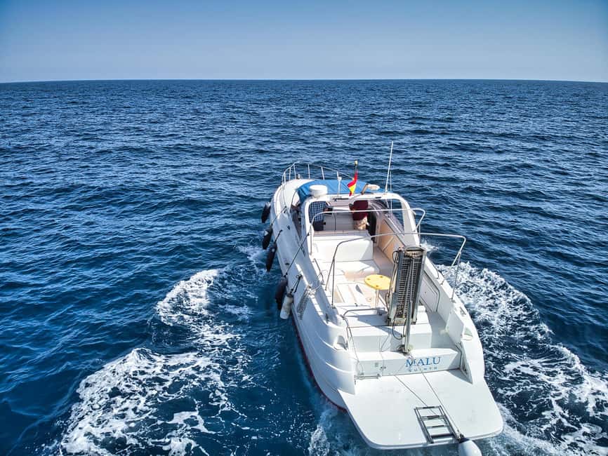 Puerto de Mogán: Private yacht for up to 9 people - Playa Perchel and the first water stop