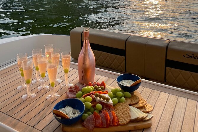 Puerto Vallarta: Private Luxury Yacht Sunset Cruise with Open Bar - Open Bar, Champagne, and Charcuterie