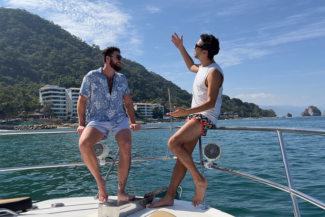 Puerto Vallarta: Private Swim & Snorkel Yacht Tour w/Open Bar - Leaving Marina Vallarta for Los Arcos
