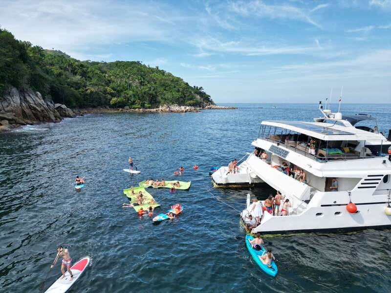 Puerto Vallarta: Yelapa Mega Yacht Cruise - Yelapa, a car-free village with a short waterfall walk