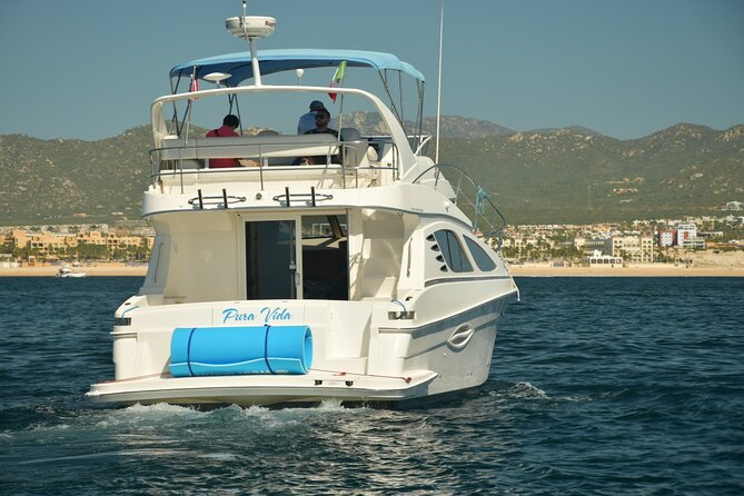 Pura Vida Yacht 42 FT with all inclusive service in Cabo - Starting at Lorenzillo’s in central Cabo