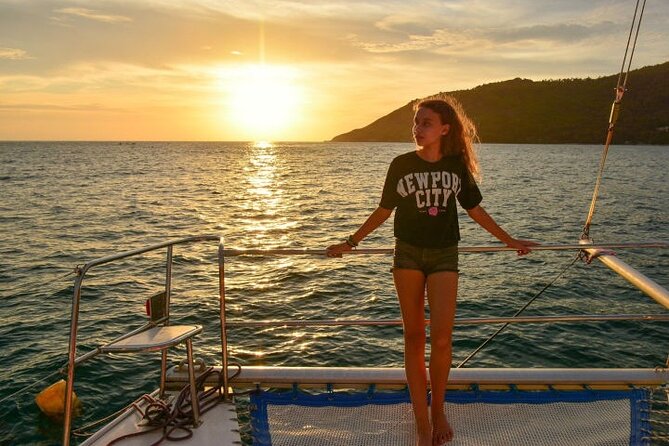 Racha and Coral Islands with Sunset at Promthep Cape by Catamaran Yacht - A long Phuket day built around three water stops