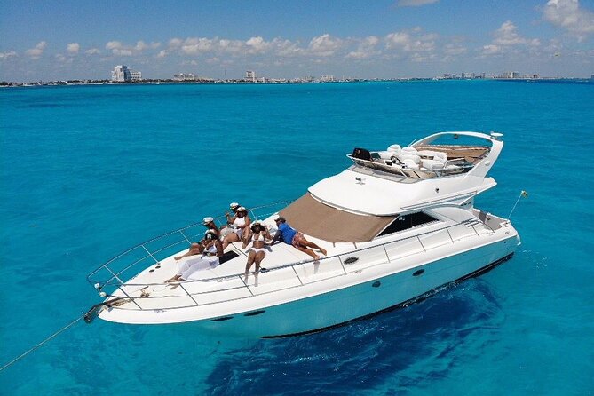 Rent a Private 46ft Yacht in Cancun - Isla Mujeres, snorkeling, and Playa Norte