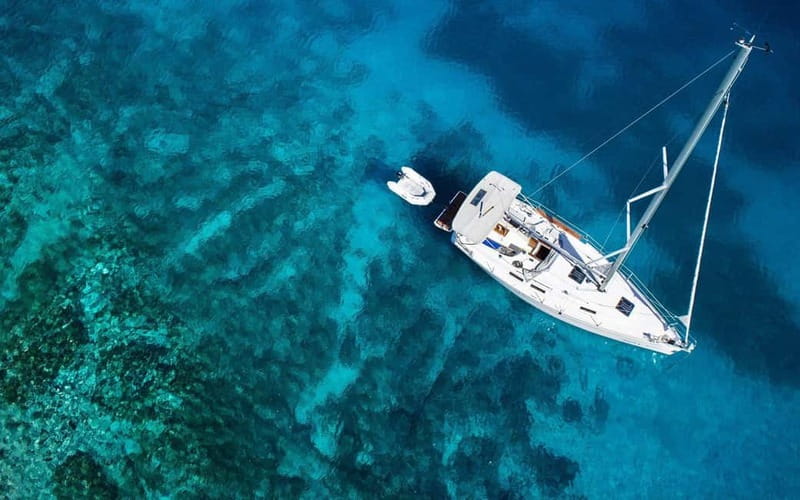 Rhodes: Sailing Yacht Cruise with Food & Drinks (SmallGroup) - Ladiko Bay, lunch, and time on deck