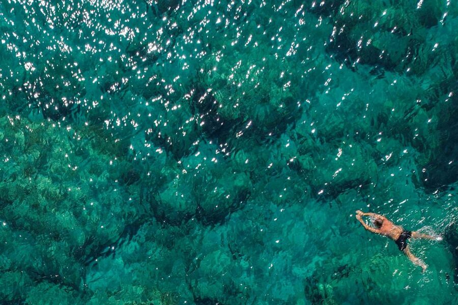 Rhodes: Sailing Yacht Cruise with Food & Drinks (SmallGroup) - Traganou Bay and the final swim