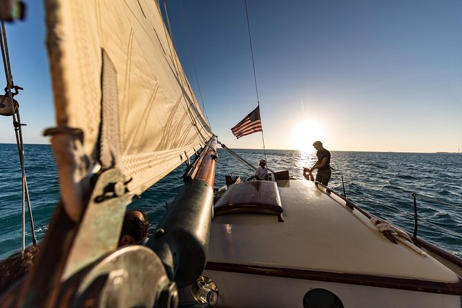 Sailing on Historic Schooner Yacht in Salem, MA - Sunset light, coastal homes, and island views