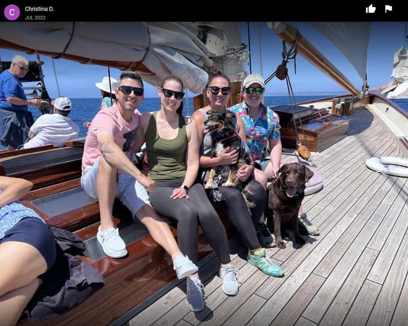 San Diego: Whale Watching Cruise on the Yacht America - A Roomy Yacht Instead of a Crowded Speedboat