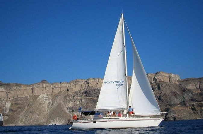 Santorini Oia: Private Sailing Yacht Cruise with Meal and Drinks - Crew service and the feel of the day