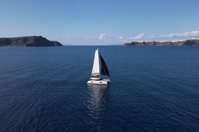 Santorini Private Tour Half-Day Sailing Platinum Catamaran Cruise - Why a private catamaran makes sense in Santorini