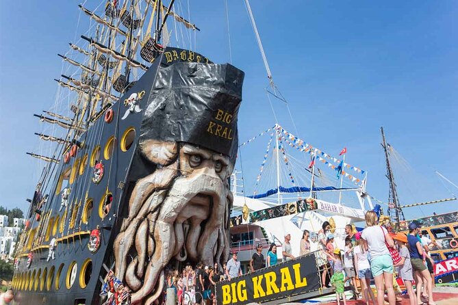 Side-Alanya: Pirate Yacht Tour (Legend Big Kral) with Lunch-Drink - Leaving Side for the Alanya coast