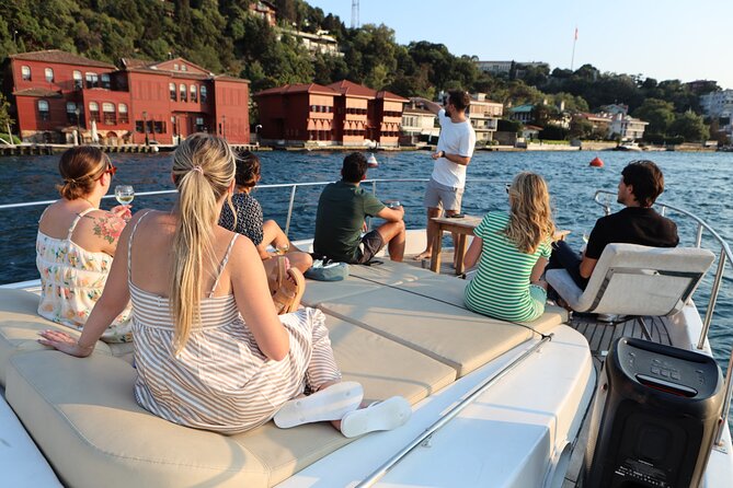 Small Group Yacht Tour With Unlimited Wine, Fruits & Mixed Nuts - Crossing beneath the Bosphorus Bridge