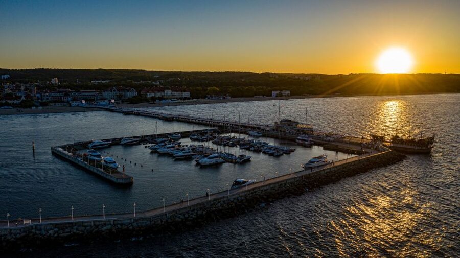 Sopot: Sunset Yacht Cruise with Welcome Drink - How the route works