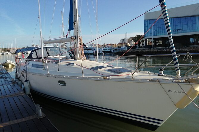 Sunset on a Luxury Sailing Yacht from Vilamoura (Max 12 Guests) - Leaving Vilamoura Marina as the light softens