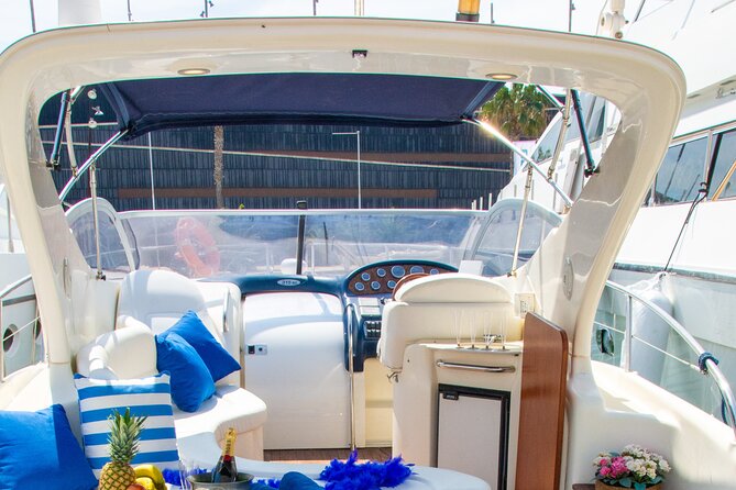 Sunset yacht ride in Barcelona + snacks and drinks - Along Barceloneta beach by yacht