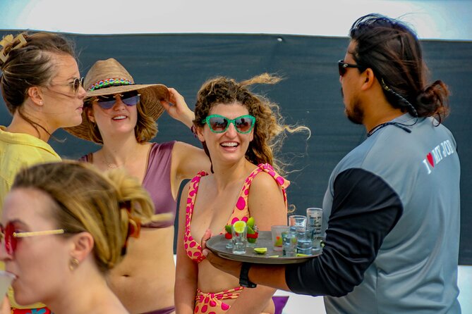 Sunsets and Whales Mega Yachts ALL INCLUSIVE: Puerto Vallarta - Open bar, guacamole, and a light meal