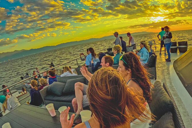 Sunsets and Whales Mega Yachts ALL INCLUSIVE: Puerto Vallarta - Sunset, music, and Puerto Vallarta after dark