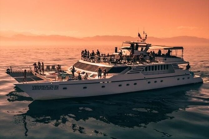 Sunsets and Whales Mega Yachts ALL INCLUSIVE: Puerto Vallarta - Leaving Puerto Vallarta for Banderas Bay