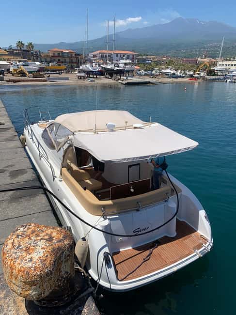 Taormina: unforgettable yacht private tour experience - Isola Bella, Mazzarò, and the bays below Taormina