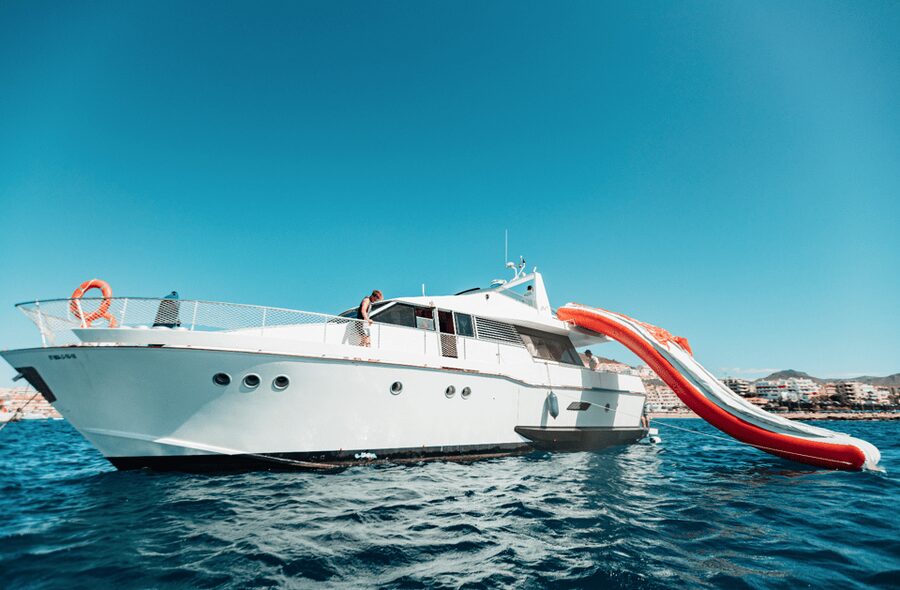 Tenerife: Fun Yacht Trip with Water Activities and Toys - Puerto Colón is the starting point