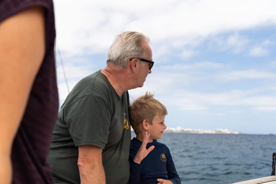 Tenerife: Shared Yacht Cruise with Champagne and Tapas - The first 45 minutes: coastline and marine life
