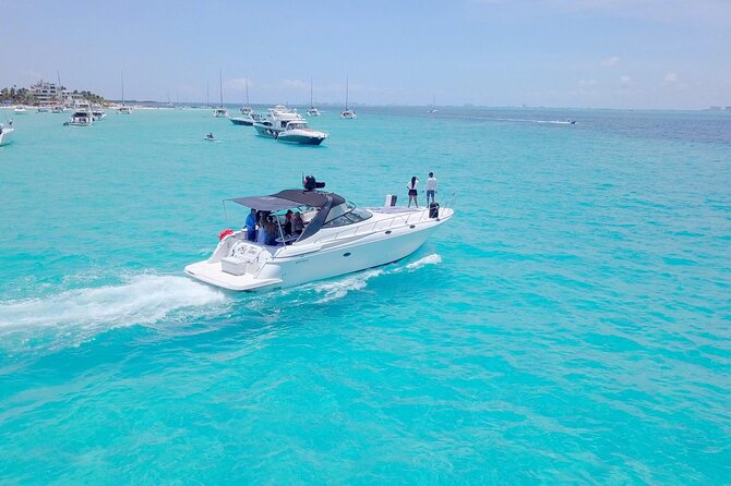 Tour to Isla Mujeres on Premium Yachts from Cancun - Snorkeling near El Meco Reef or a sunken ship