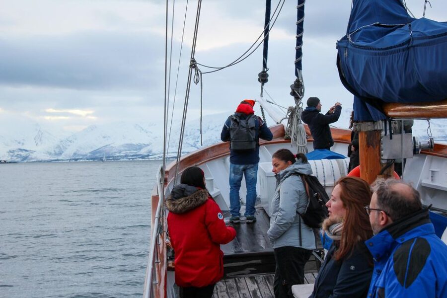 Tromsø: Luxury Polar Fjord Cruise w/ Hot Tub & Polar Plunge - Captain Kenneth and Sachi set the tone