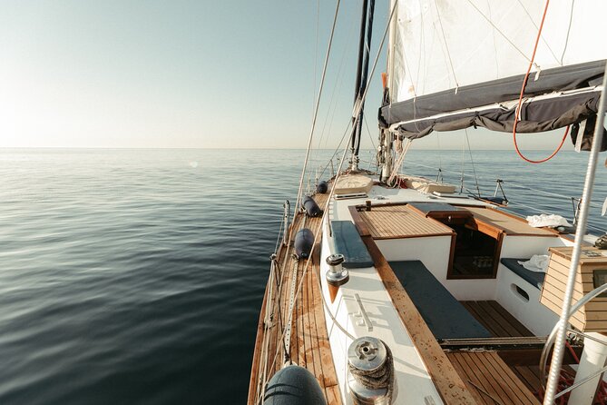 Unique 2 masts Classic Sailing Yacht in Barcelona - Barcelona from the deck