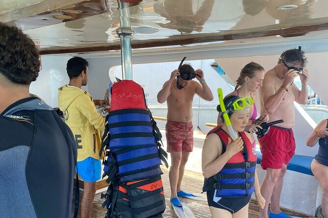 VIP Luxury yacht Snorkeling &Discover Orange Bay island _hurghada - Lunch, Drinks, and a Break From the Sun