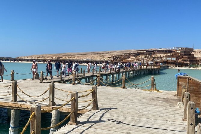 VIP Luxury yacht Snorkeling &Discover Orange Bay island _hurghada - Banana Boat and Super Thriller Rides