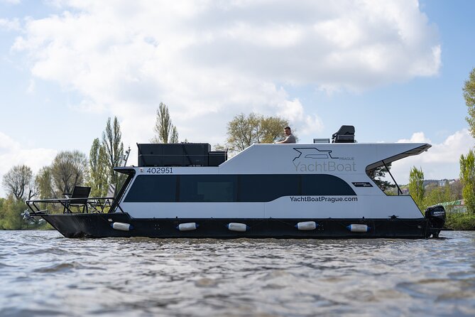 VIP Prague YachtBoat ONE Experience: All-You-Can-Drink - A private yacht instead of a standard river cruise
