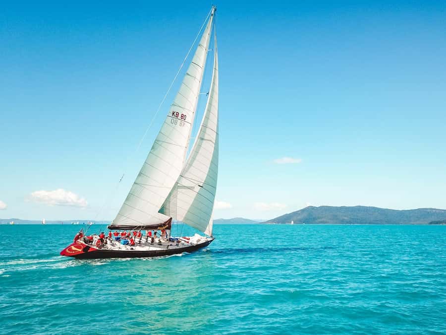 Whitsundays: 2-Day, 2-Night Maxi Yacht Sailing Adventure - Day one: sailing from Airlie Beach to a sunset anchorage